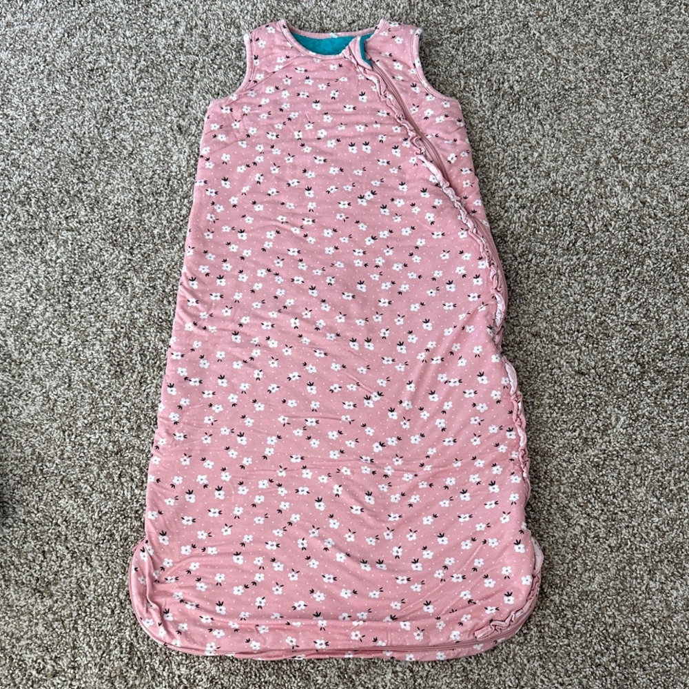 Posh Peanut Pink Floral Sleep Sack